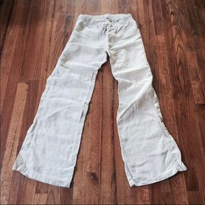 Sanctuary Wide Leg Linen Pants